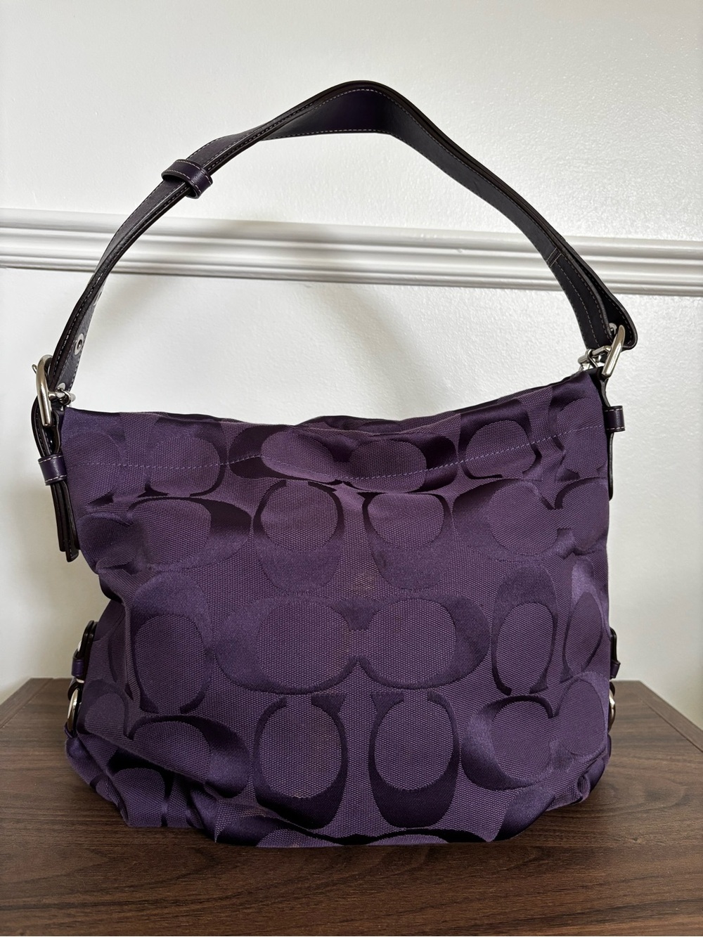 Coach Soho Signature Duffle Shoulder Bag (F15067)